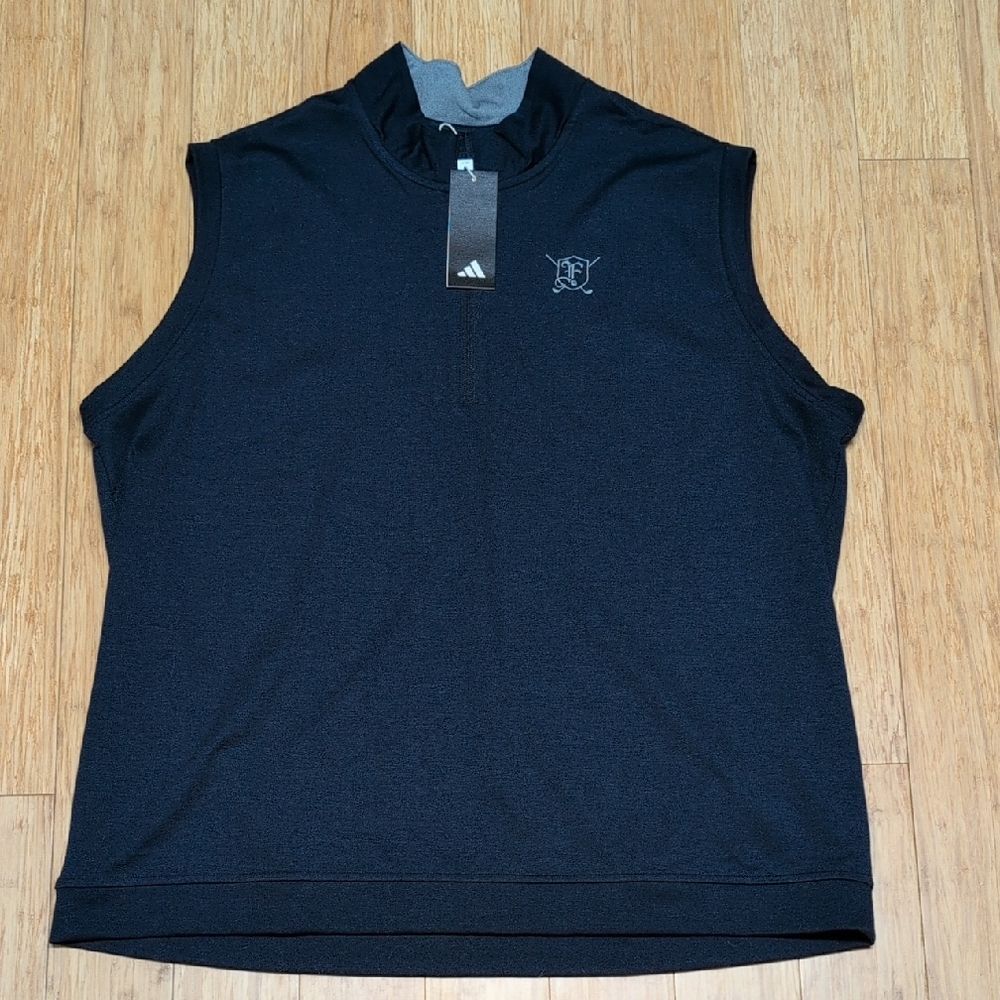 NWT Adidas Navy Blue Sleeveless Vest Size 2XL - Picture 1 of 7
